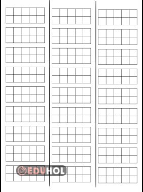 ONLUK KARTLAR - DEFTER ŞABLONU