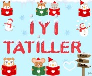 Kar temalı dijital pano