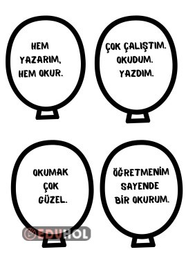 OKUMA BAYRAMI EL PANKARTLARI