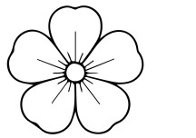 23 nisan pano süsleme çiçek kalıbı