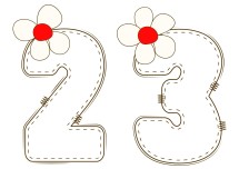 23 nisan pano yazısı beyaz renk