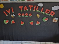Yaz tatili karne panosu