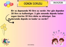 Günün Sorusu