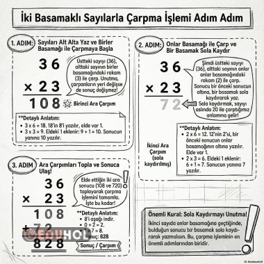 İki Basamaklı Sayıların Çarpımı