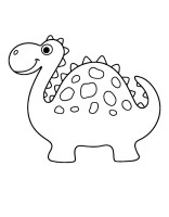 Anaokulu dinazor boyama ve çalışma sayfası