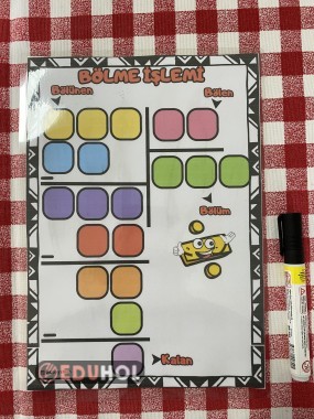 Bölme işlemi yaz sil