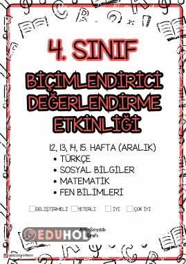 Süreç değerlendirme ARALIK