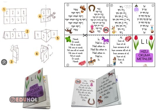 L SESİ HIZLI OKUMA MİNİ KİTAPÇIK (ANETİL)