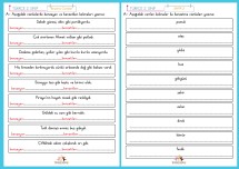 BENZETME CÜMLELERİ