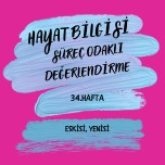 HAYAT BİLGİSİ 34. HAFTA SÜREÇ ODAKLI DEĞERLENDİRME ESKİSİ YENİSİ