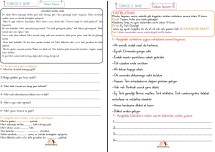 TÜRKÇE 2. SINIF OKUMA ANLAMA VE ÜNLEM İŞARETİ