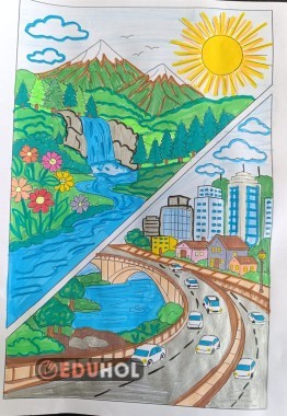 DOĞAL-YAPAY ÇEVRE BOYAMA SAYFASI