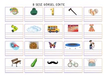 b sesi görsel dikte