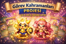 🎮 GÖREV KAHRAMANLARI PROJESİ ⭐ “Çalış, Geliş, Gücünü Artır!”