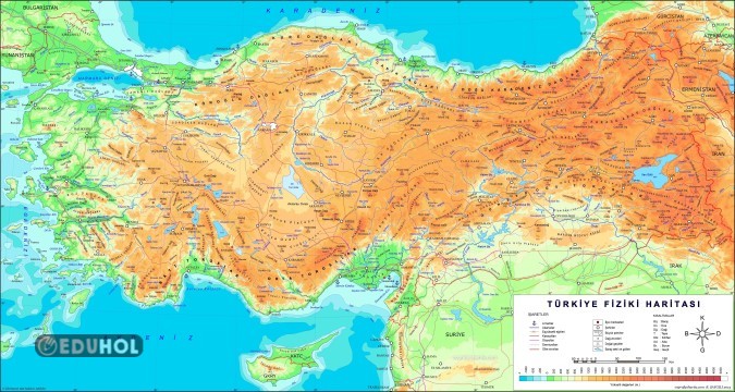 Fiziki Harita Boyama