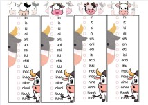 i sesi hece, kelime kontrol listesi