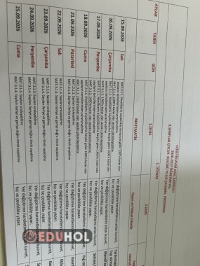 MAARİFE UYGUN ÇOCUK KULUBÜ YILLIK ÇALIŞMA PLANI3.SINIF