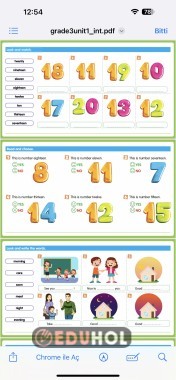 3.sınıf 1. Ünite tekrarı