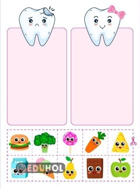 Hayat bilgisi sağlıklı sağlıksız yiyecek defter çalışması