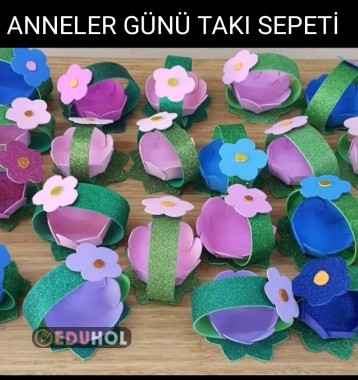 ANNELER GÜNÜ NİLÜFER TAKI SEPETİ