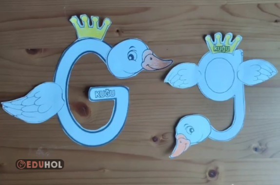 Ğ KES YAPIŞTIR KUĞU