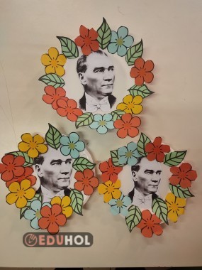 On Kasım köpük tabaktan çelenk