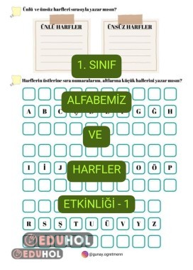 Alfabemiz ve Harfler Etkinliği-1