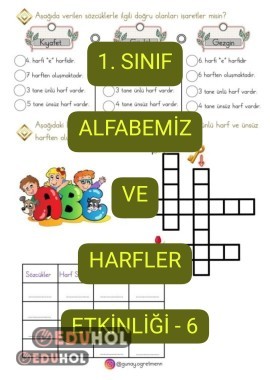 Alfabemiz ve Harfler Etkinliği-6
