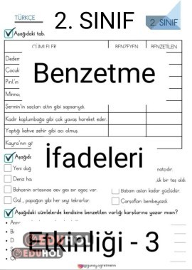 Benzetme İfadeleri Etkinliği-3