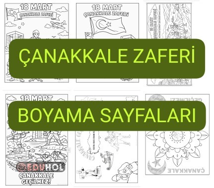 Çanakkale Zaferi Boyama Sayfaları