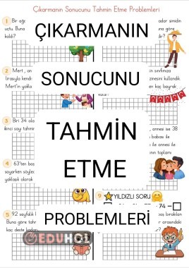 Çıkarmanın Sonucunu TAHMİN ETME Problemleri