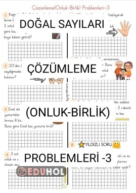 Çözümleme(Onluk-Birlik) Problemleri-3