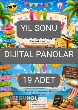 DİJİTAL PANOLAR Yıl Sonu(19 Adet)