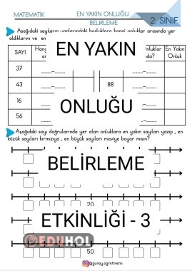 EnYakın Onluğu Belirleme Etkinliği-3