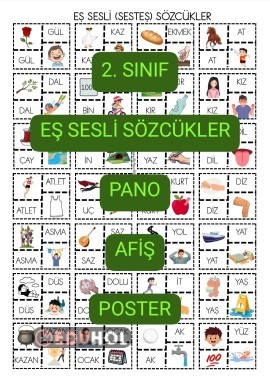 Eş Sesli Sözcükler(PANO-AFİŞ-POSTER)