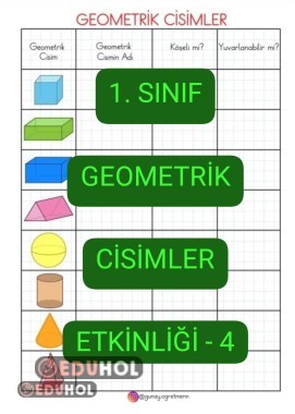 Geometrik Cisimler Etkinliği-4