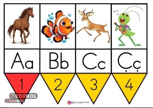Görselli Alfabemiz(Alfabetik Sıra) PANO Ç.