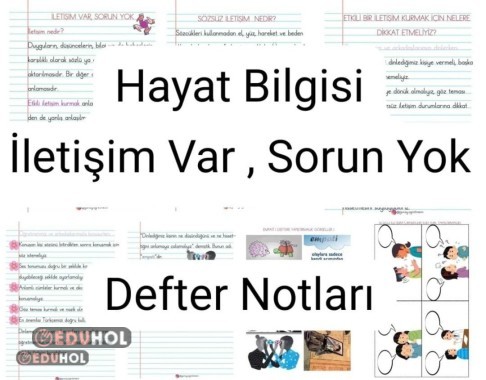 İletişim var, sorun yok DEFTER NOTLARI