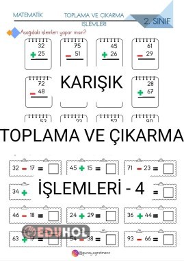 Karışık Toplama-Çıkarma İşlemleri-4