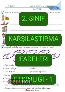 Karşılaştırma İfadeleri Etkinliği-1