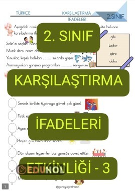Karşılaştırma İfadeleri Etkinliği-3
