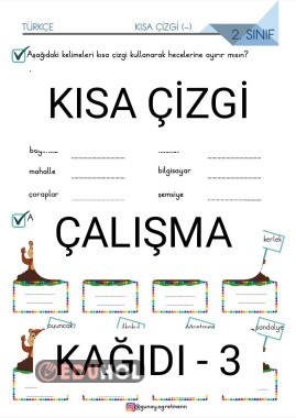 Kısa Çizgi Etkinliği-3