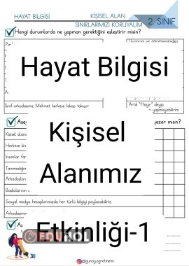 KİŞİSEL ALANIMIZ Etkinliği-1