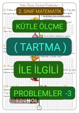 Kütle Ölçme(Tartma) Problemleri-3