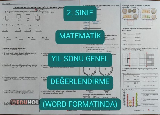 Matematik Yıl Sonu Genel Değerlendirme(Word Formatında)