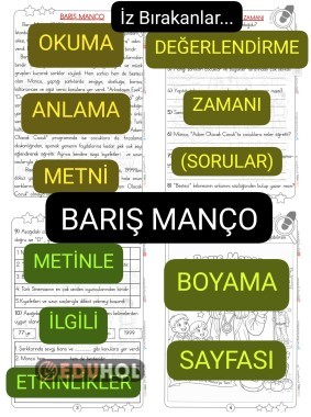 Okuma-Anlama(BARIŞ MANÇO-İz Bırakanlar)