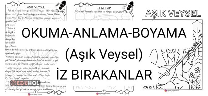 Okuma-Anlama-Boyama(AŞIK VEYSEL-İz Bırakanlar)