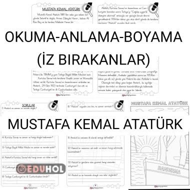 Okuma-Anlama-Boyama(ATATÜRK-İzBırakanlar)