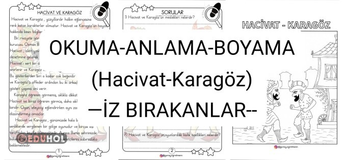Okuma-Anlama-Boyama(HACİVAT-KARAGÖZ-İz Bırakanlar)