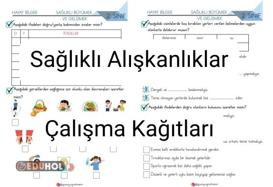 Sağlıklı Alışkanlıklar ETKİNLİKLERİ
